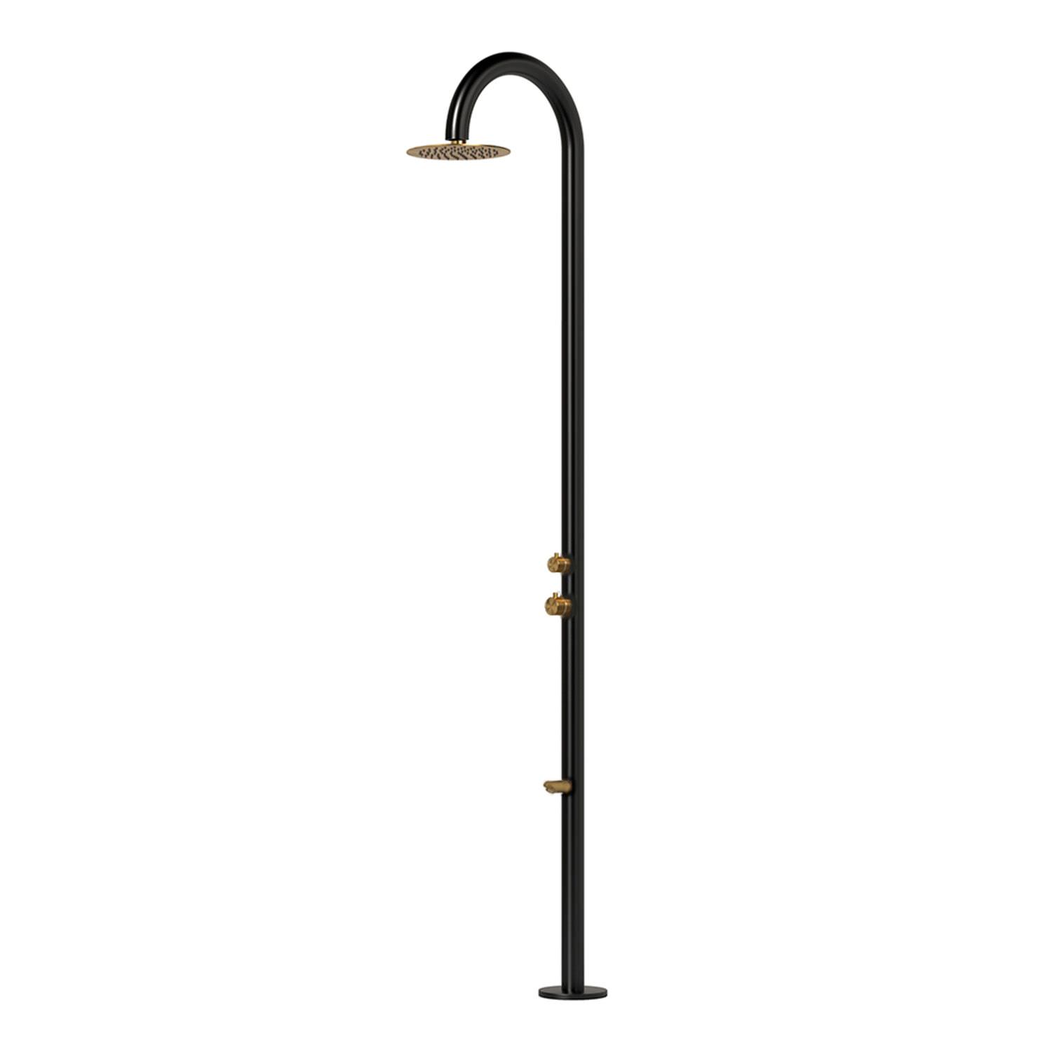 Sined Doccia-Palau-Duo-Nera-Oro doccia esterna inox 316L