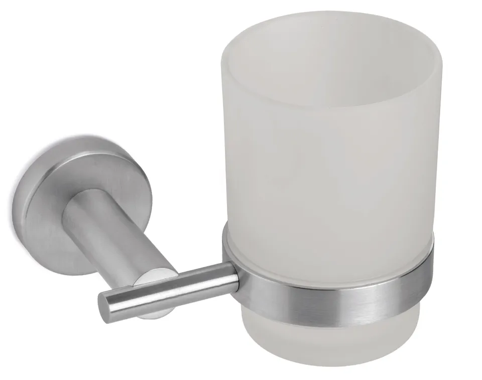 Tubico Colorado portabicchiere muro acciaio inox