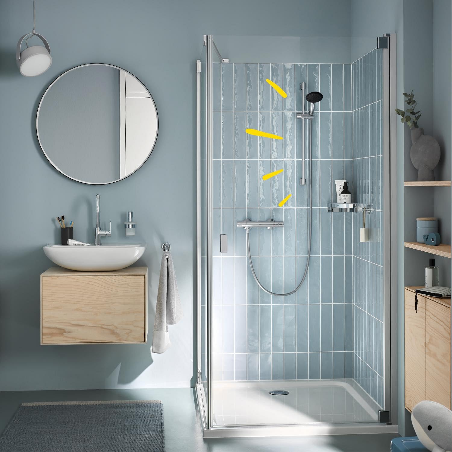 GROHE Precision Start 34597001 miscelatore doccia asta 60 cm cromo