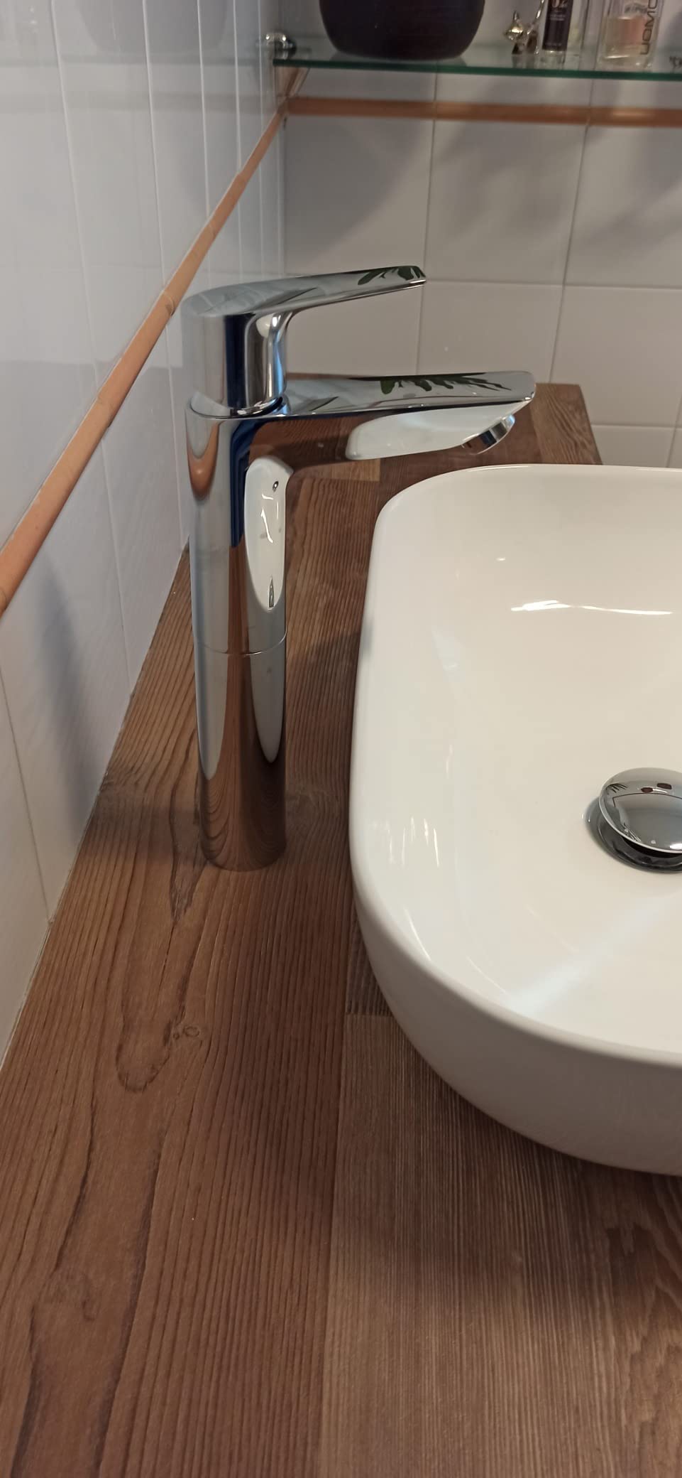 GROHE Start Edge miscelatore lavabo XL cromo con piletta