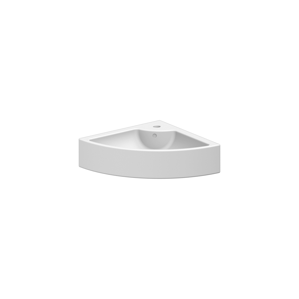 Scarabeo Cube Square E lavabo sospeso bianco