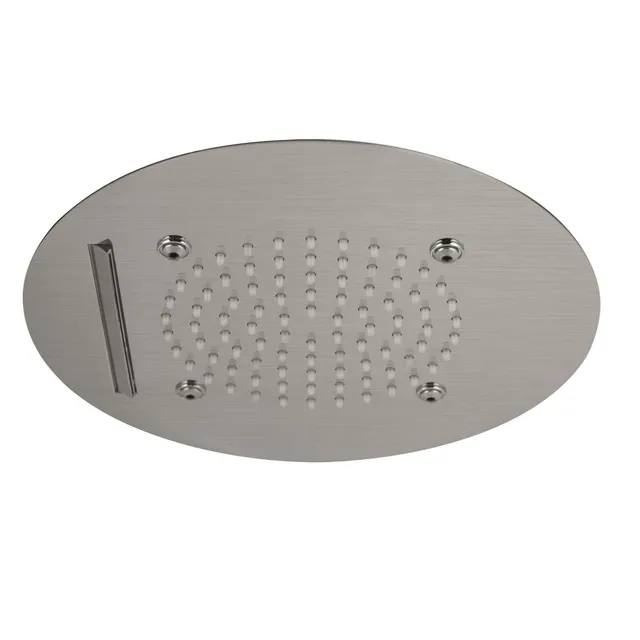 Tubico Colorado soffione incasso tondo 320 mm acciaio