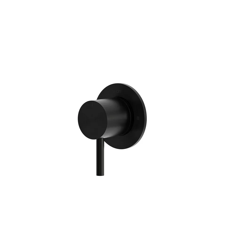 Sined Levante comando deviatore a muro nero inox