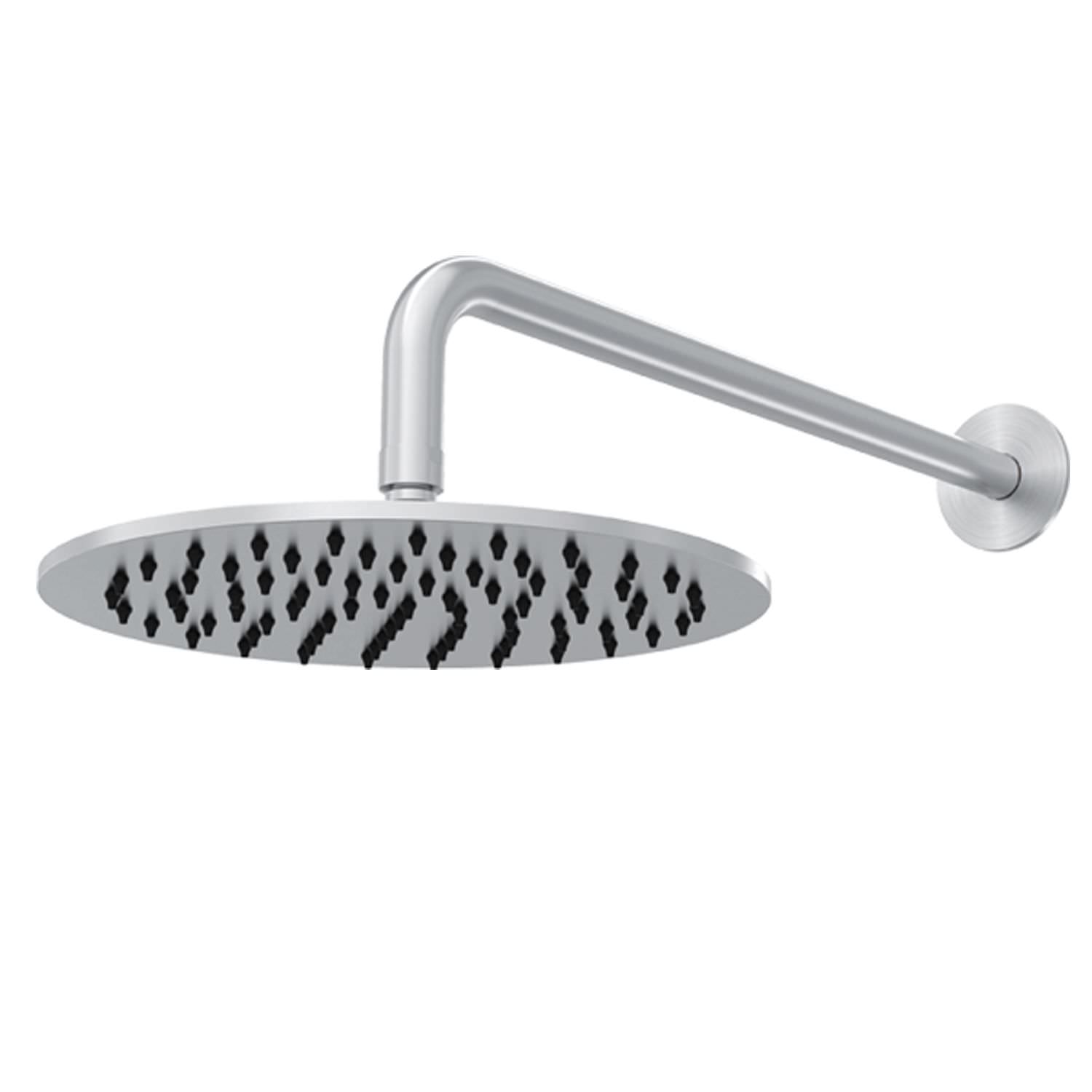 Sined Levante 25 Kit Soffione Doccia Parete Acciaio Satinato