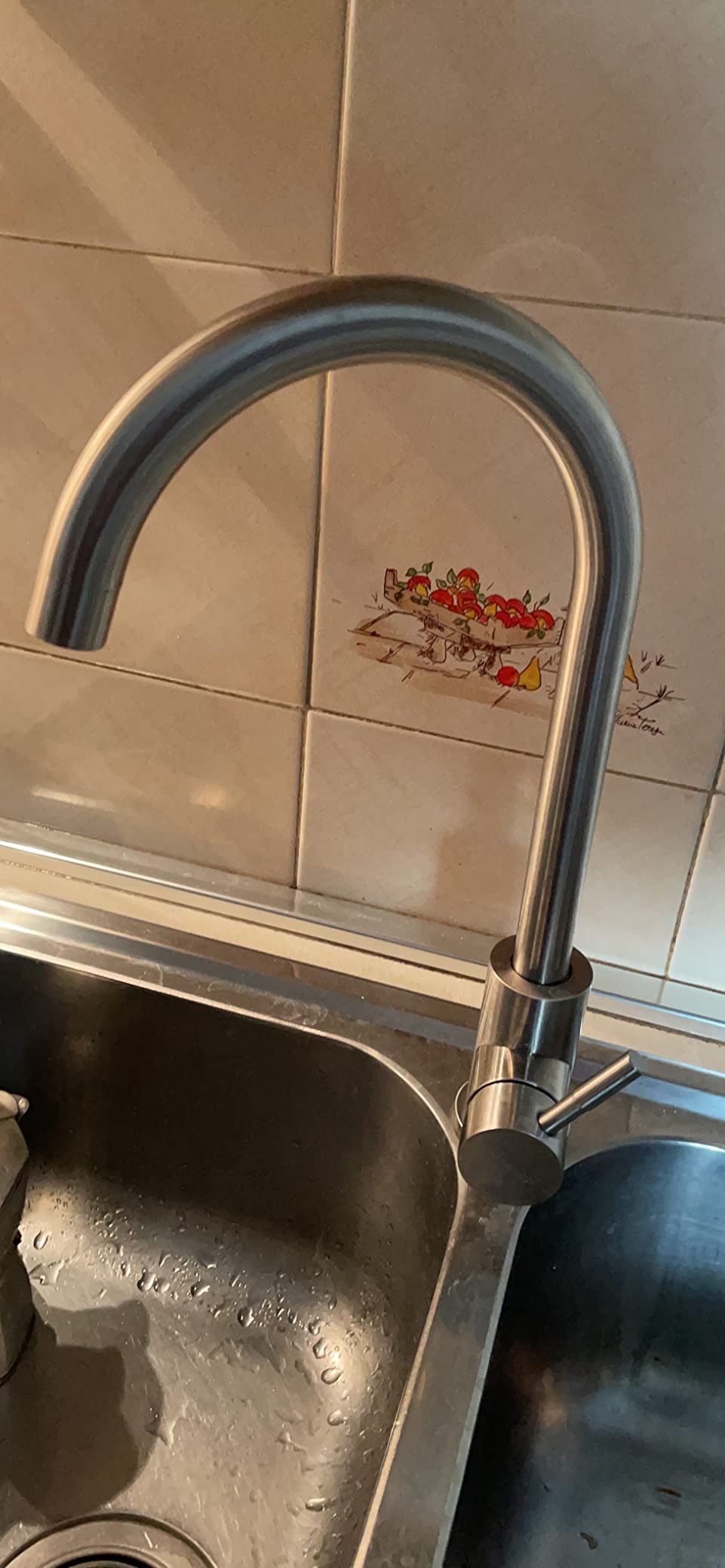 Solvex SP-10020 miscelatore cucina nichel spazzolato acciaio inox