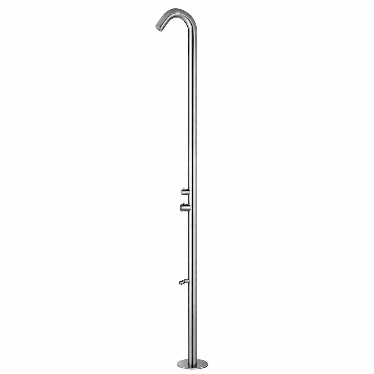 Sined Quartu doccia esterno inox acqua calda fredda