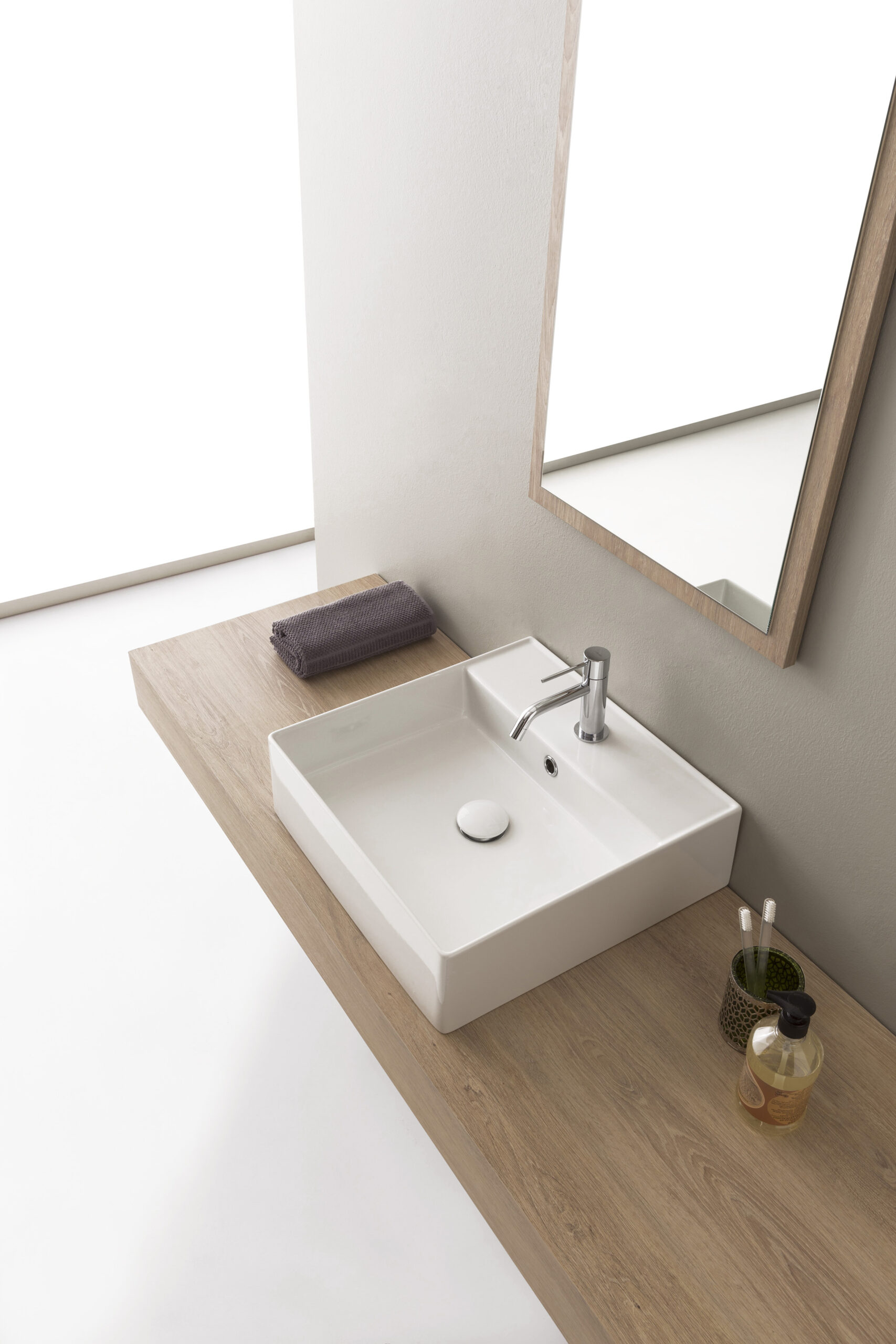 Scarabeo Teorema 2.0 46R lavabo 46x46 ceramica