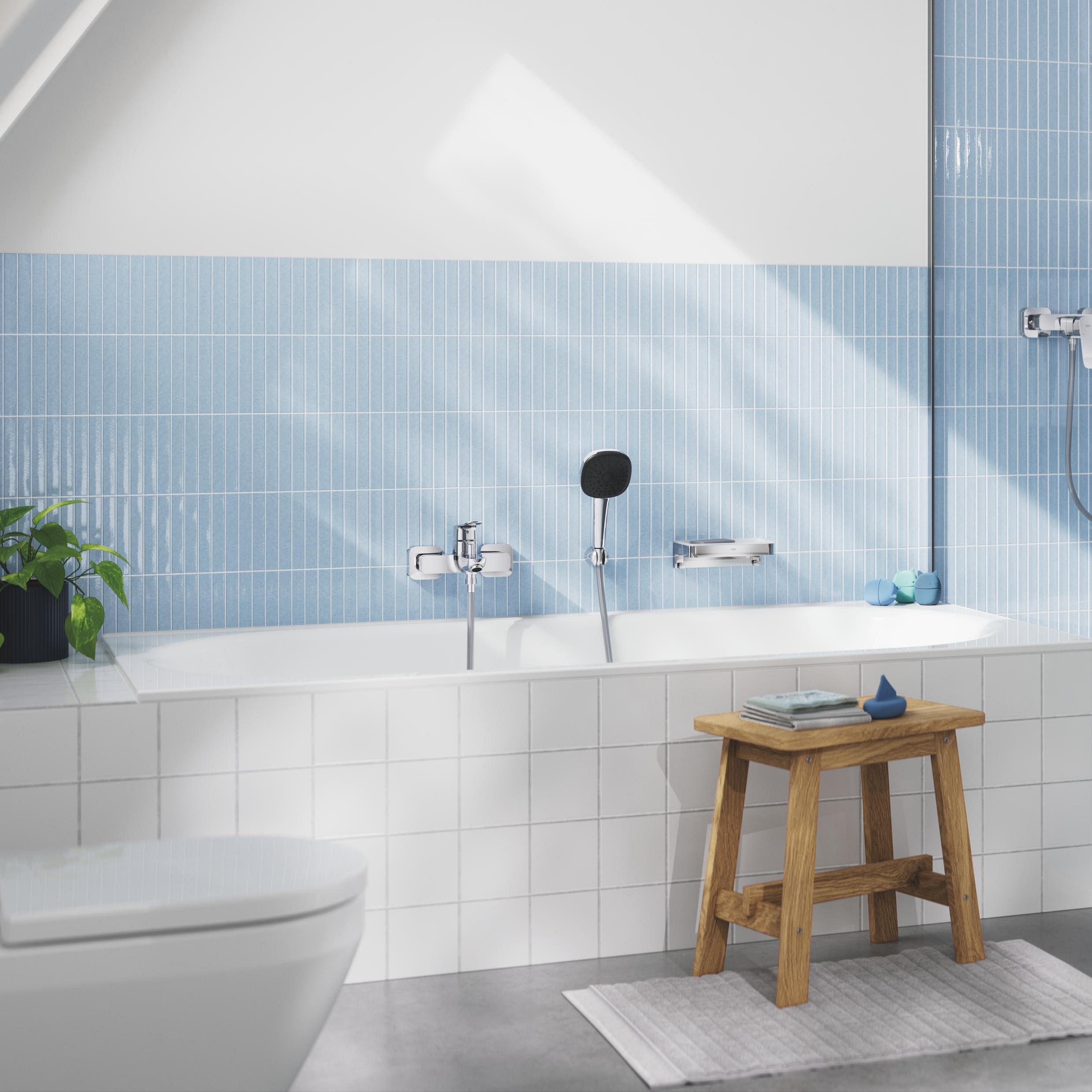 GROHE Dice 101874000 miscelatore doccia cromo a parete