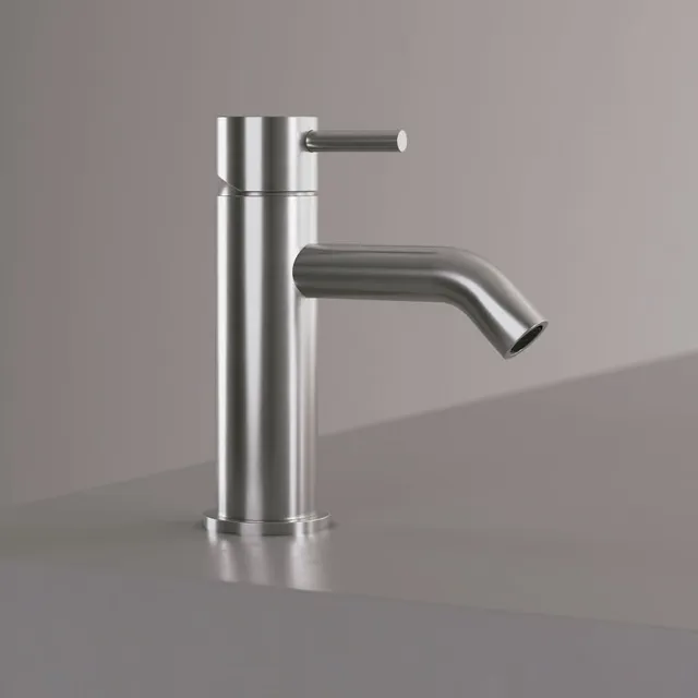 Sined Levante Rubinetto Lavabo Basso Inox 17 cm