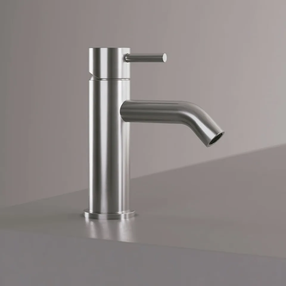 Sined Levante Rubinetto Lavabo Basso Inox 17 cm
