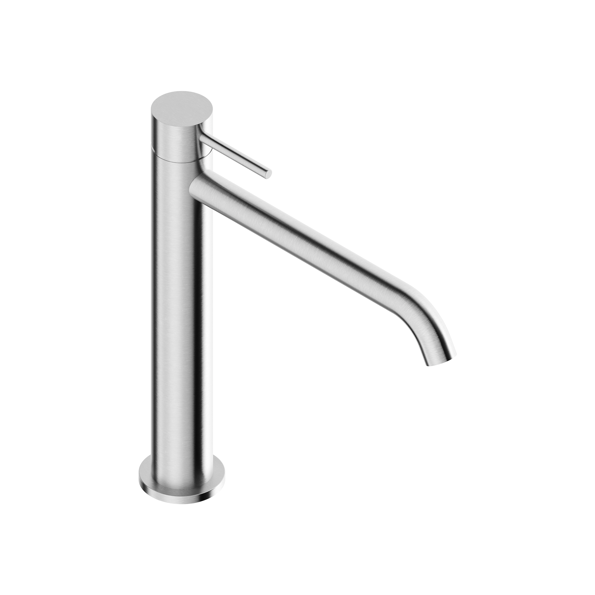 Tubico Tevere miscelatore lavabo alto 228 mm inox