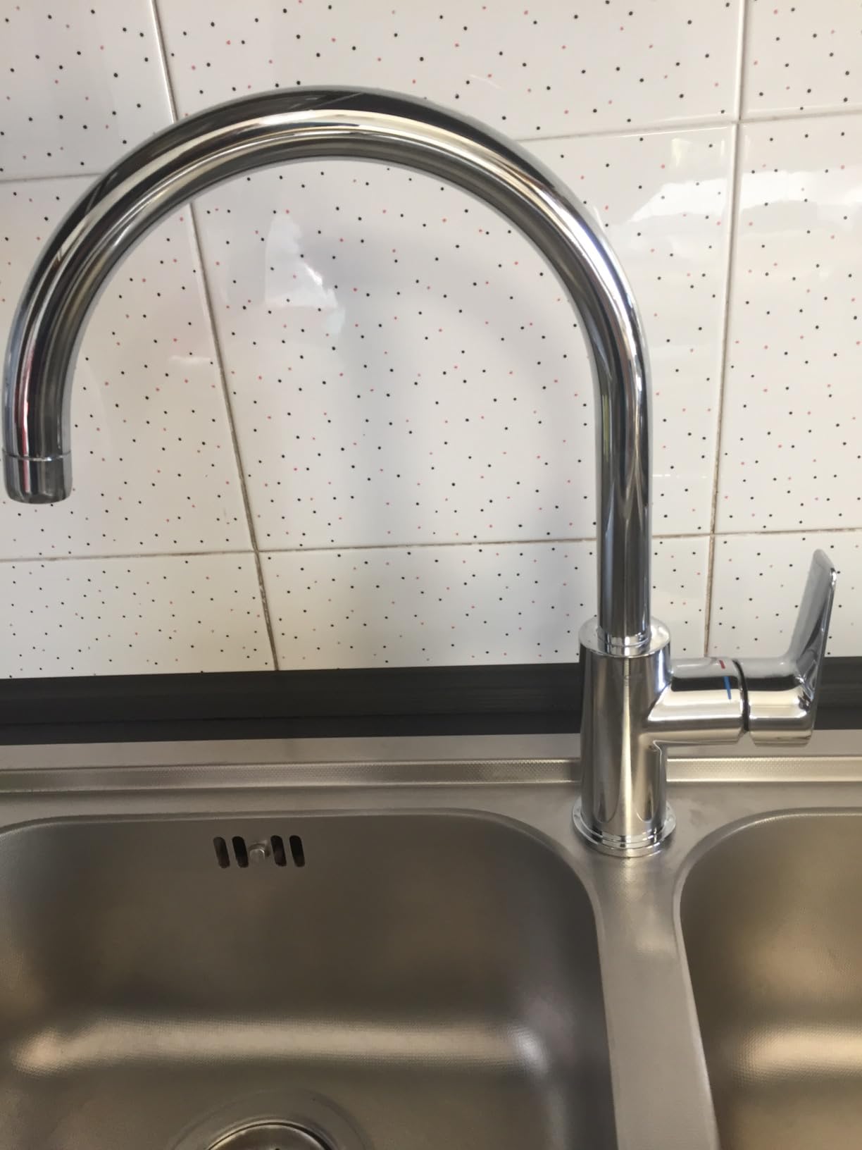 GROHE BauEdge Miscelatore Cucina Bocca Alta Cromo