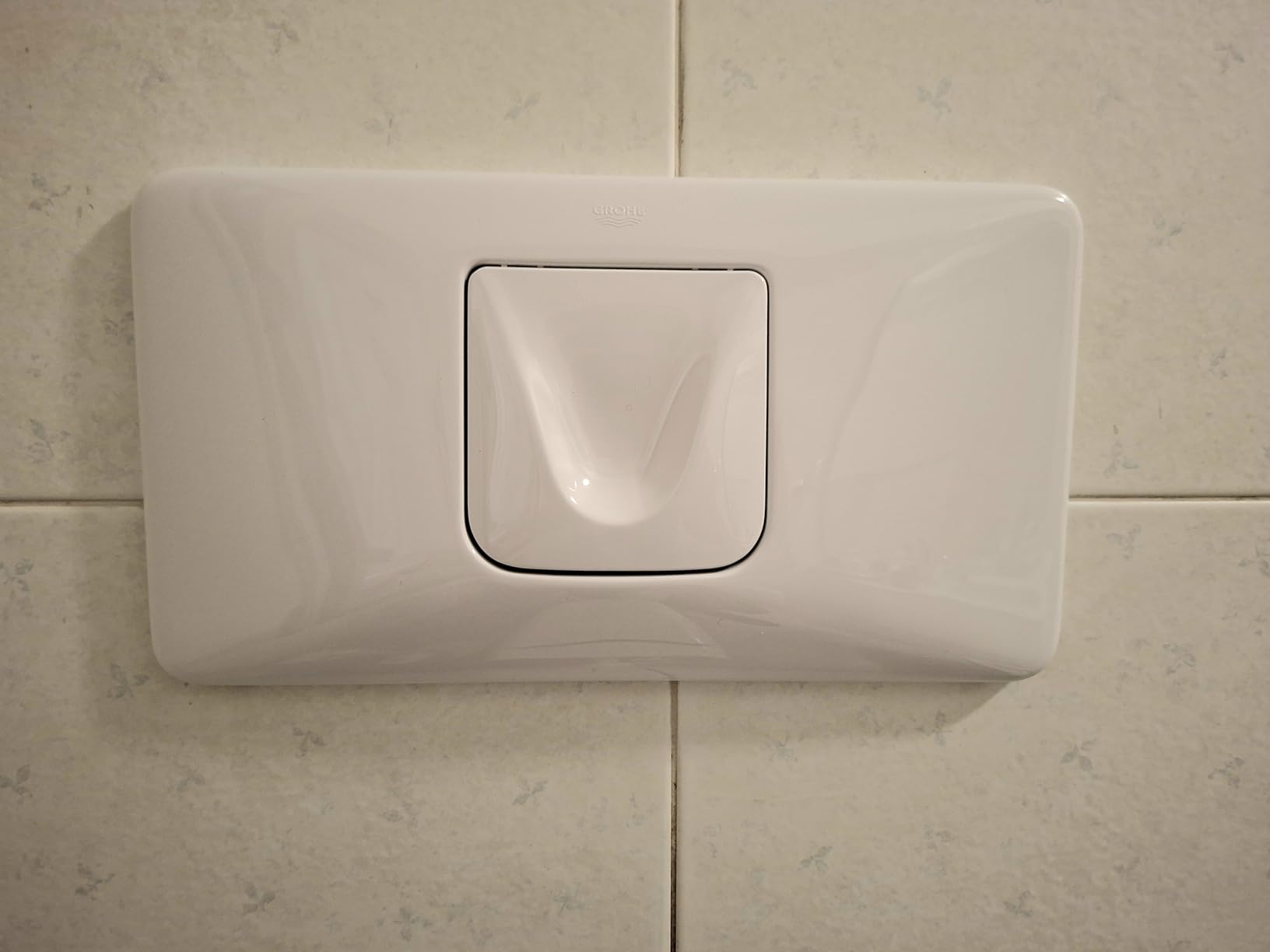 GROHE 37054SH0 Piastra Azionamento WC Bianco 330 mm