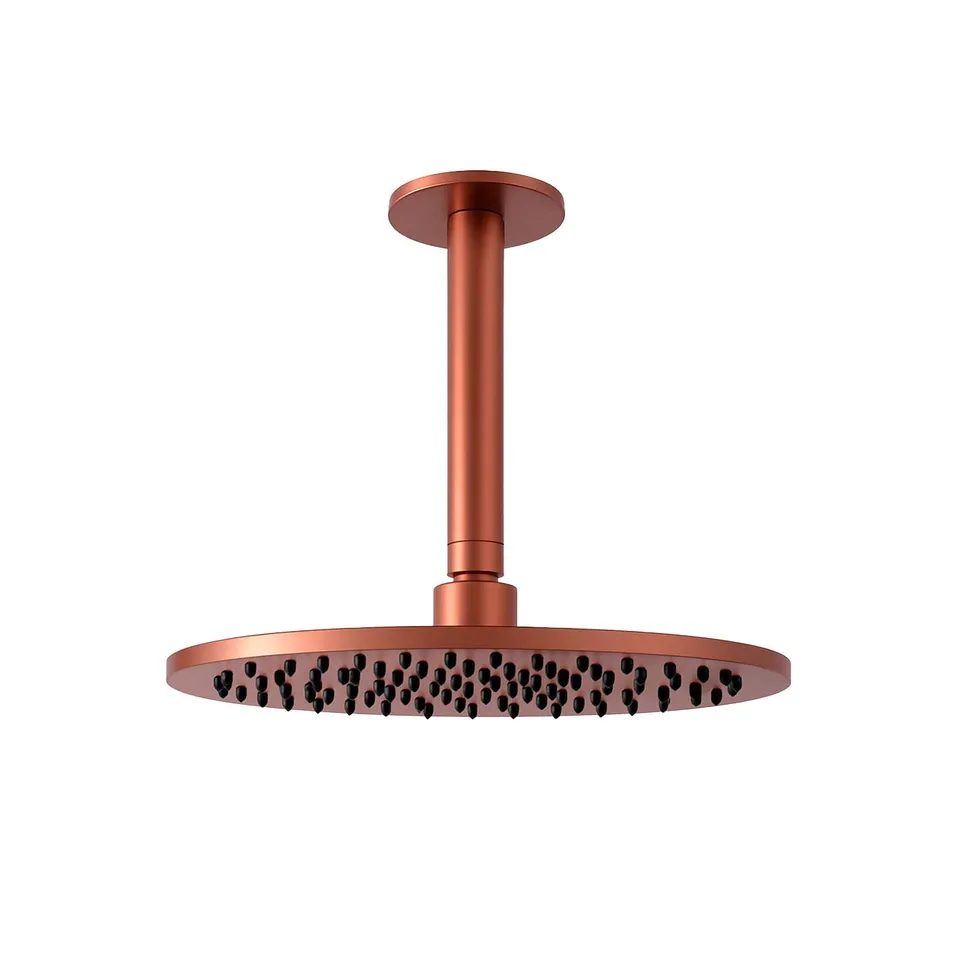 Sined Levante soffione doccia soffitto 25 cm oro rosa