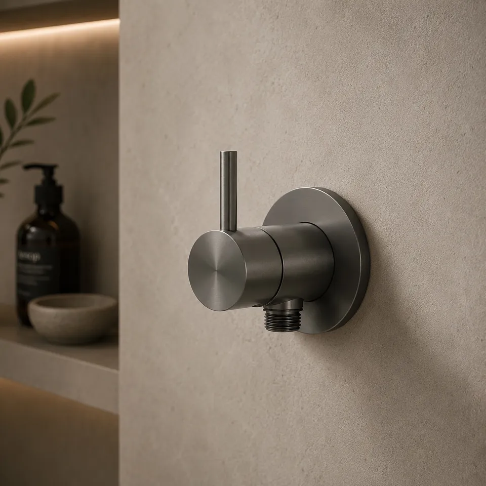 Sined Miscelatore Doccia a Muro Shattaf Canna Fucile Inox