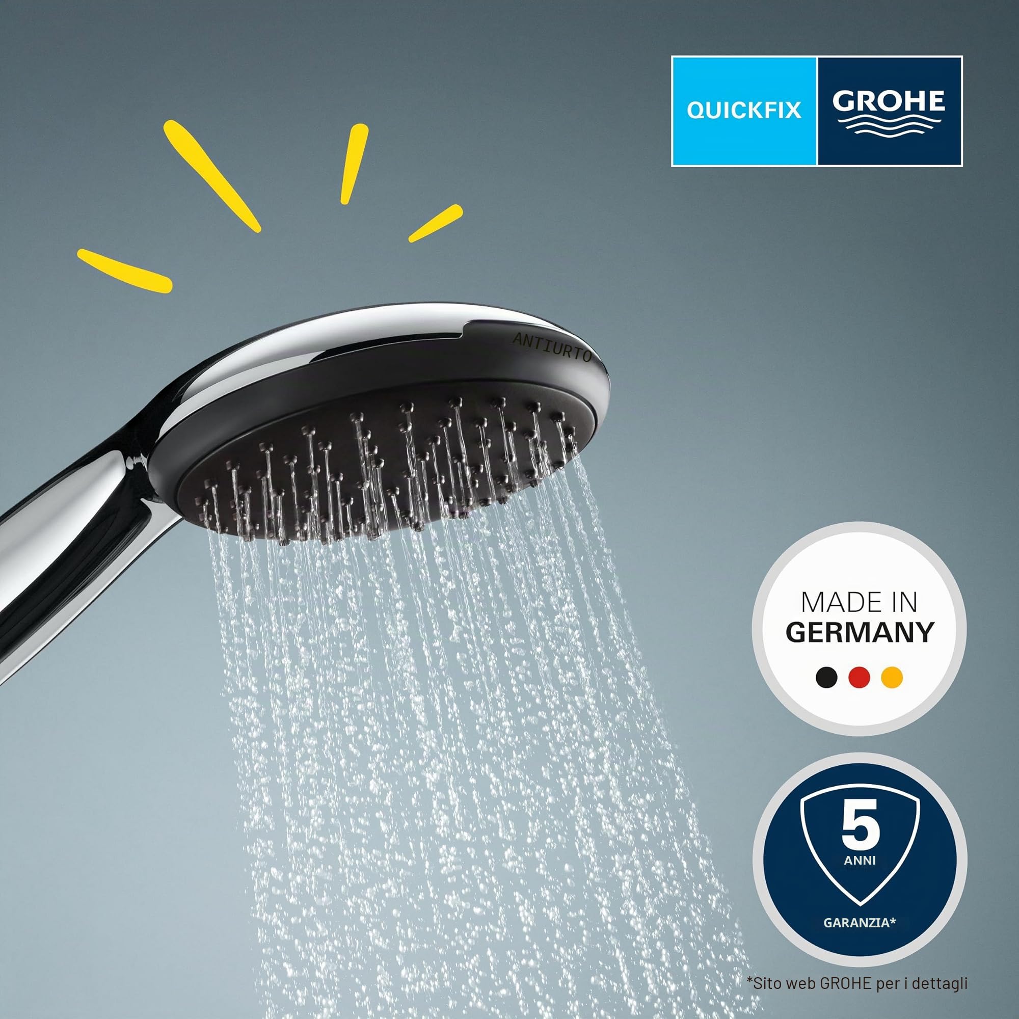 GROHE Vitalio Start 110 26720001 doccetta con flessibile 150 cm anticalcare
