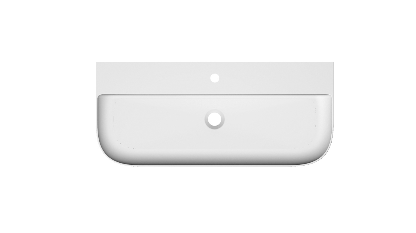 Scarabeo Glam 95/S lavabo ceramica 95x42 cm