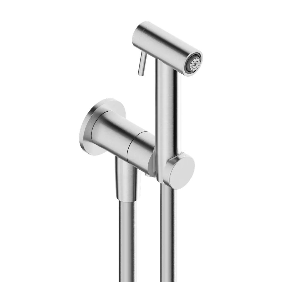 Tubico Loira set WC inox 316L con doccetta igienica