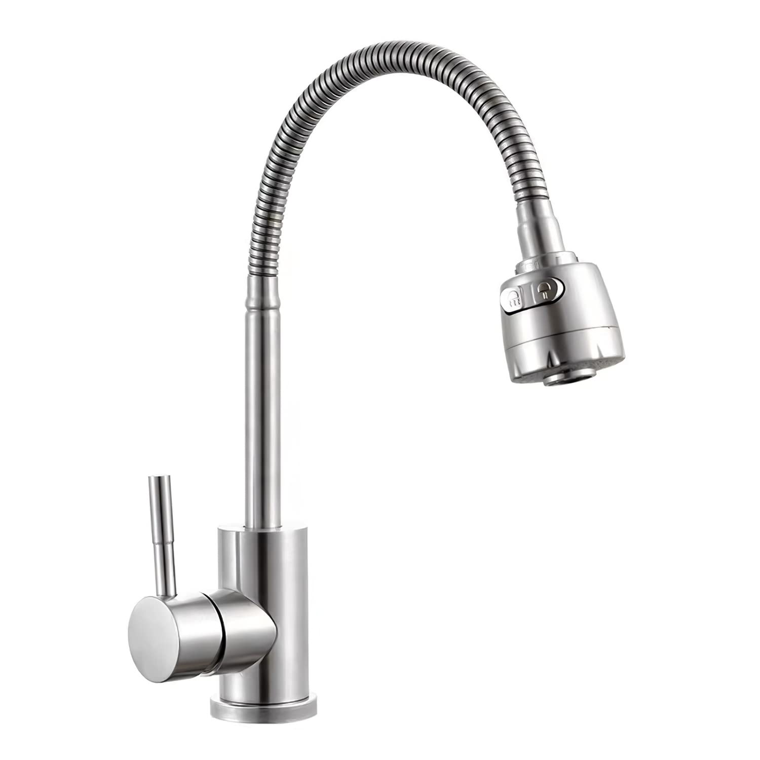 Solvex DE-SP-10017 miscelatore cucina acciaio inox doccetta