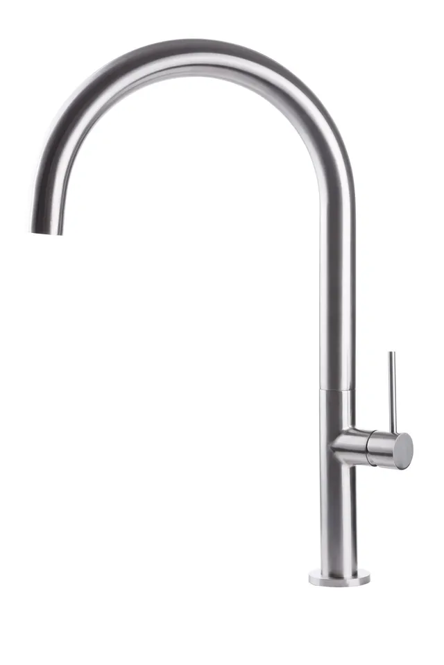 Tubico Kitchen River miscelatore lavello canna girevole inox