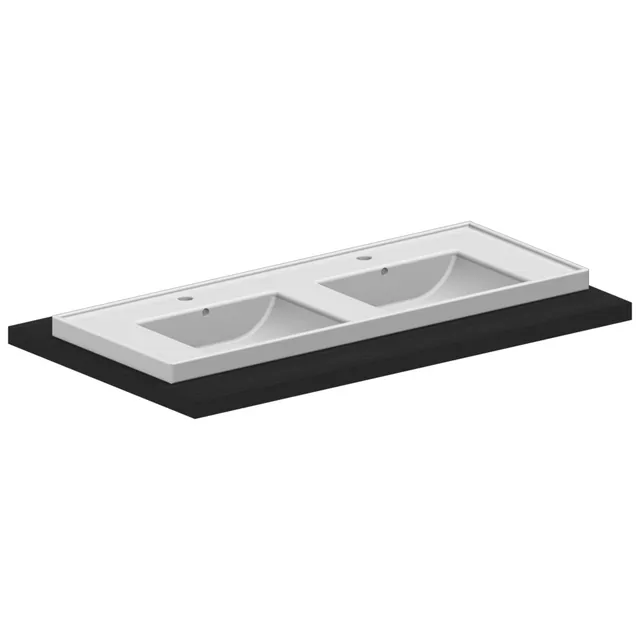 Scarabeo ML 120x47 lavabo sospeso bianco monoforo