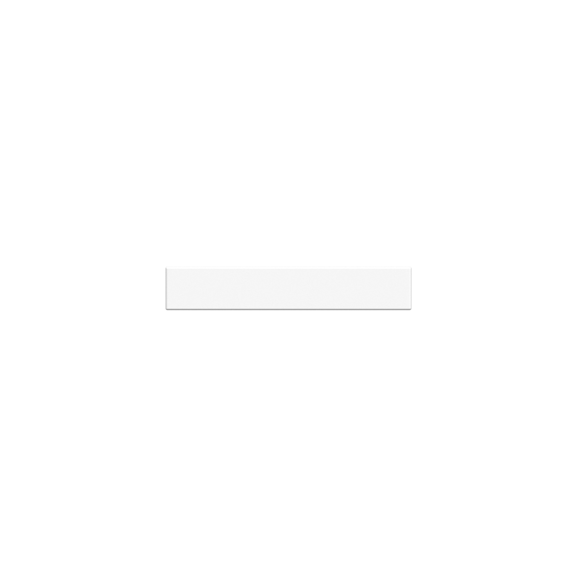 Scarabeo Teorema 80x35R Lavabo Rettangolare Bianco 80 cm
