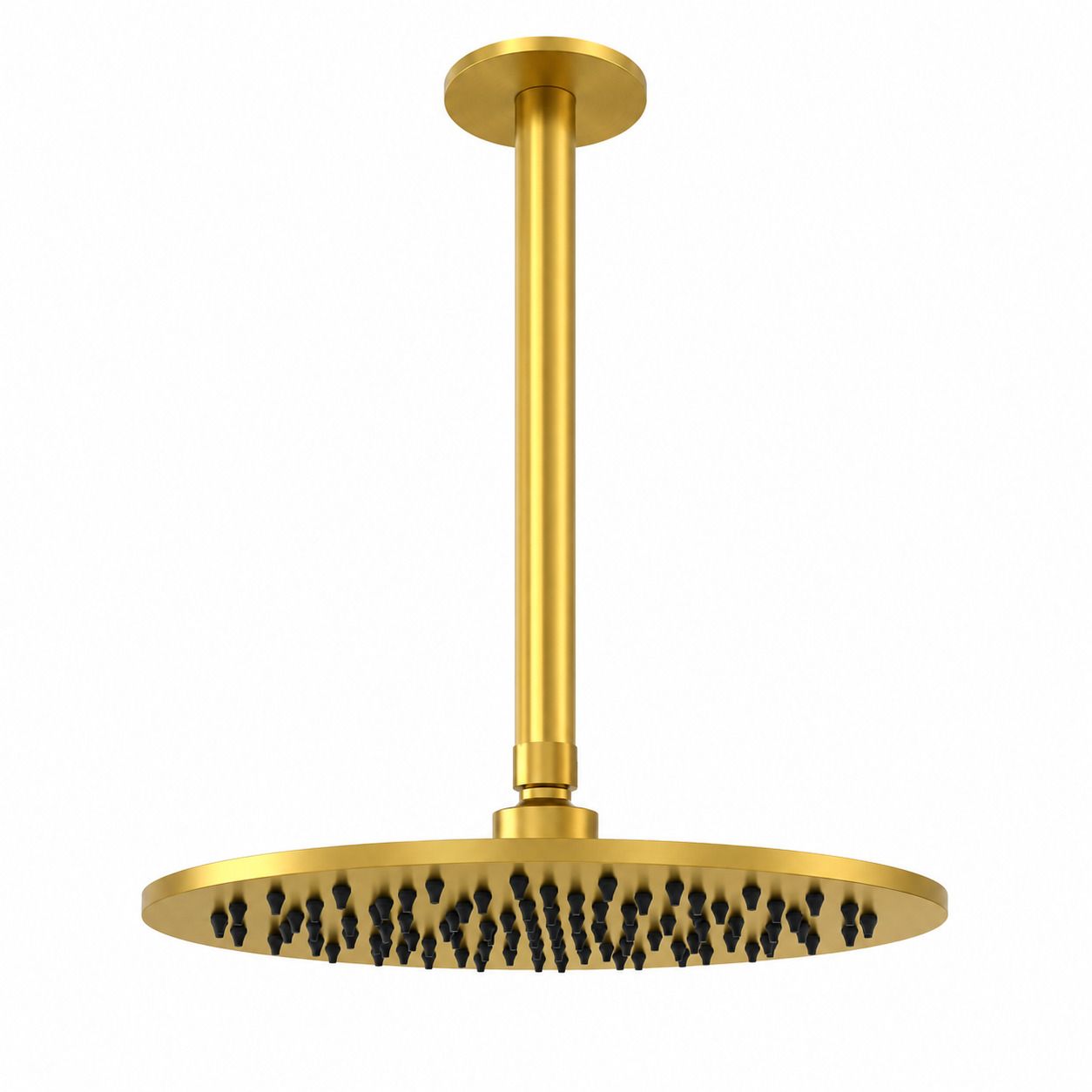 Sined Levante Lungo braccio soffitto doccia 25 cm oro
