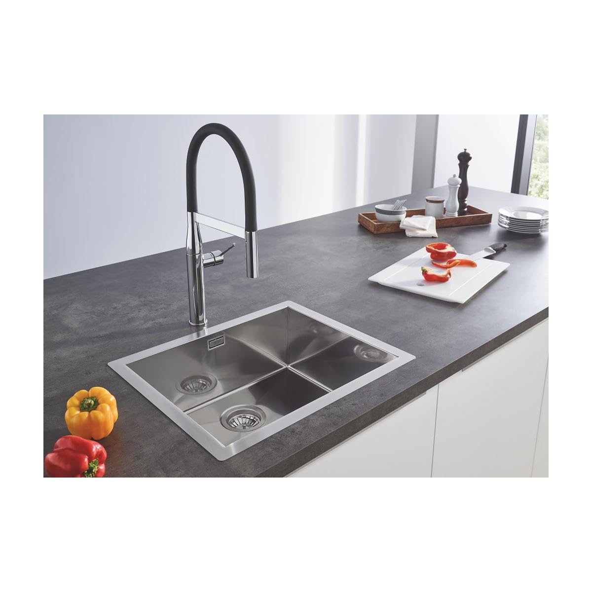 GROHE K700 31726SD0 lavello cucina 1 vasca acciaio inox