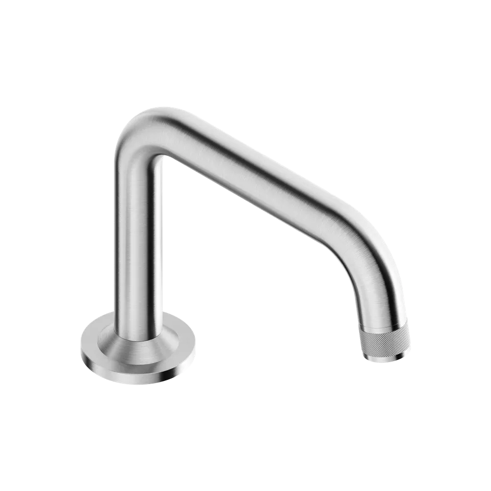 Tubico Volga bocca erogazione 144 mm inox 316L