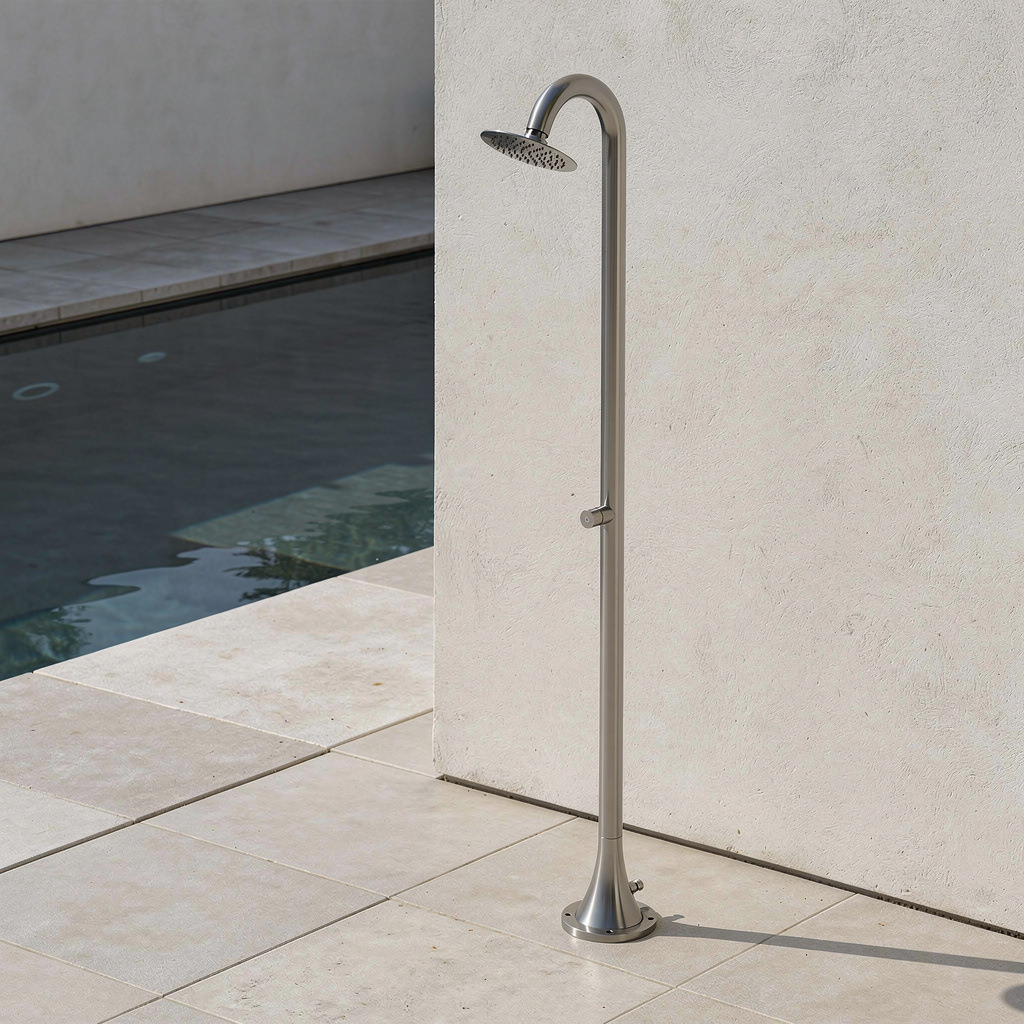 Sined Luna TMP doccia temporizzata inox acqua fredda