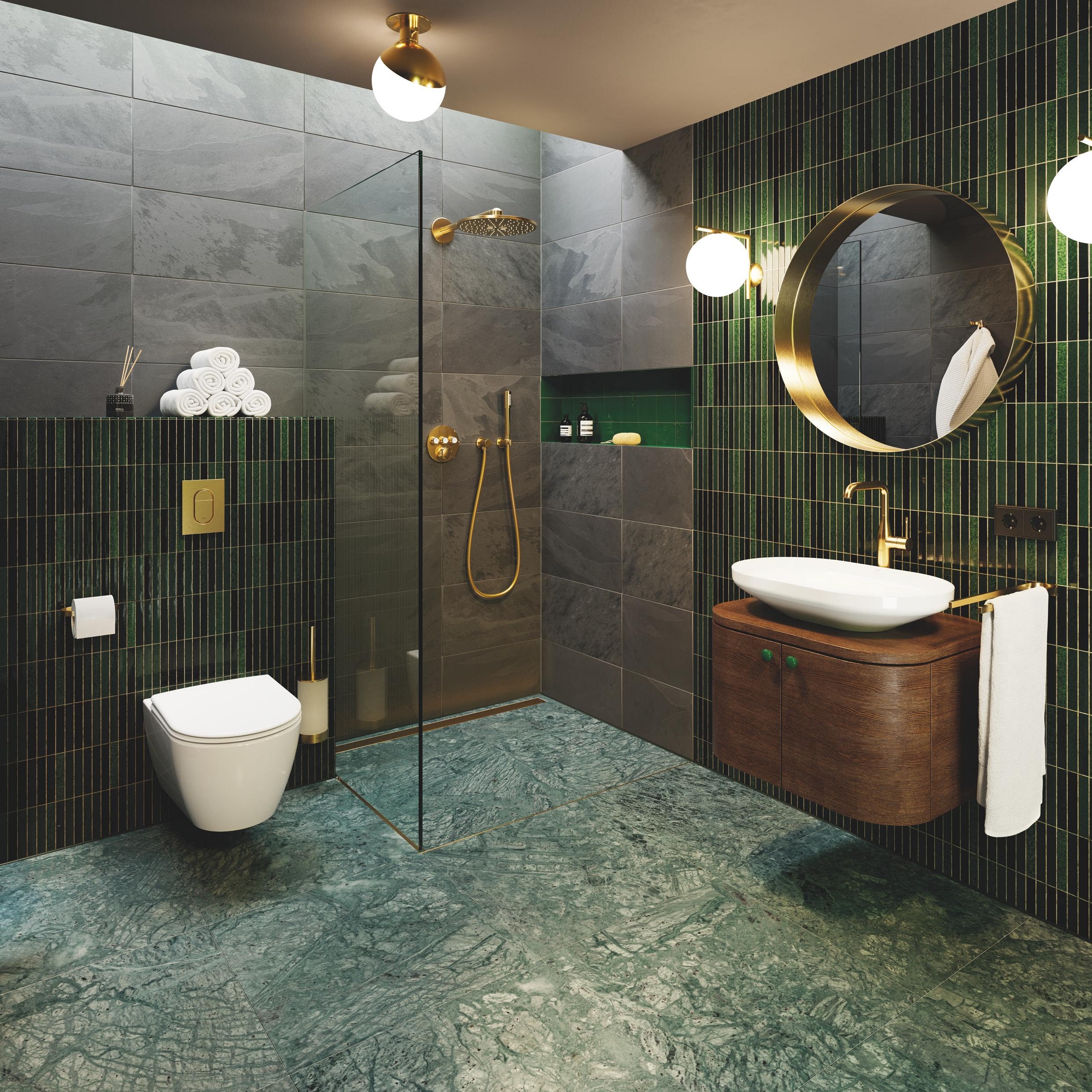 Grohe Silverflex 28388GL1 Flessibile Doccia Oro 1,75 m
