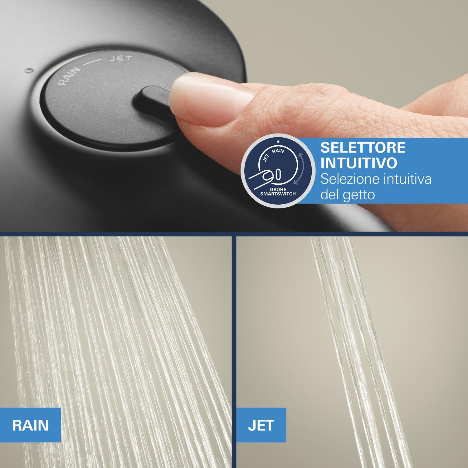 GROHE Precision 348822430 sistema doccia incasso nero opaco