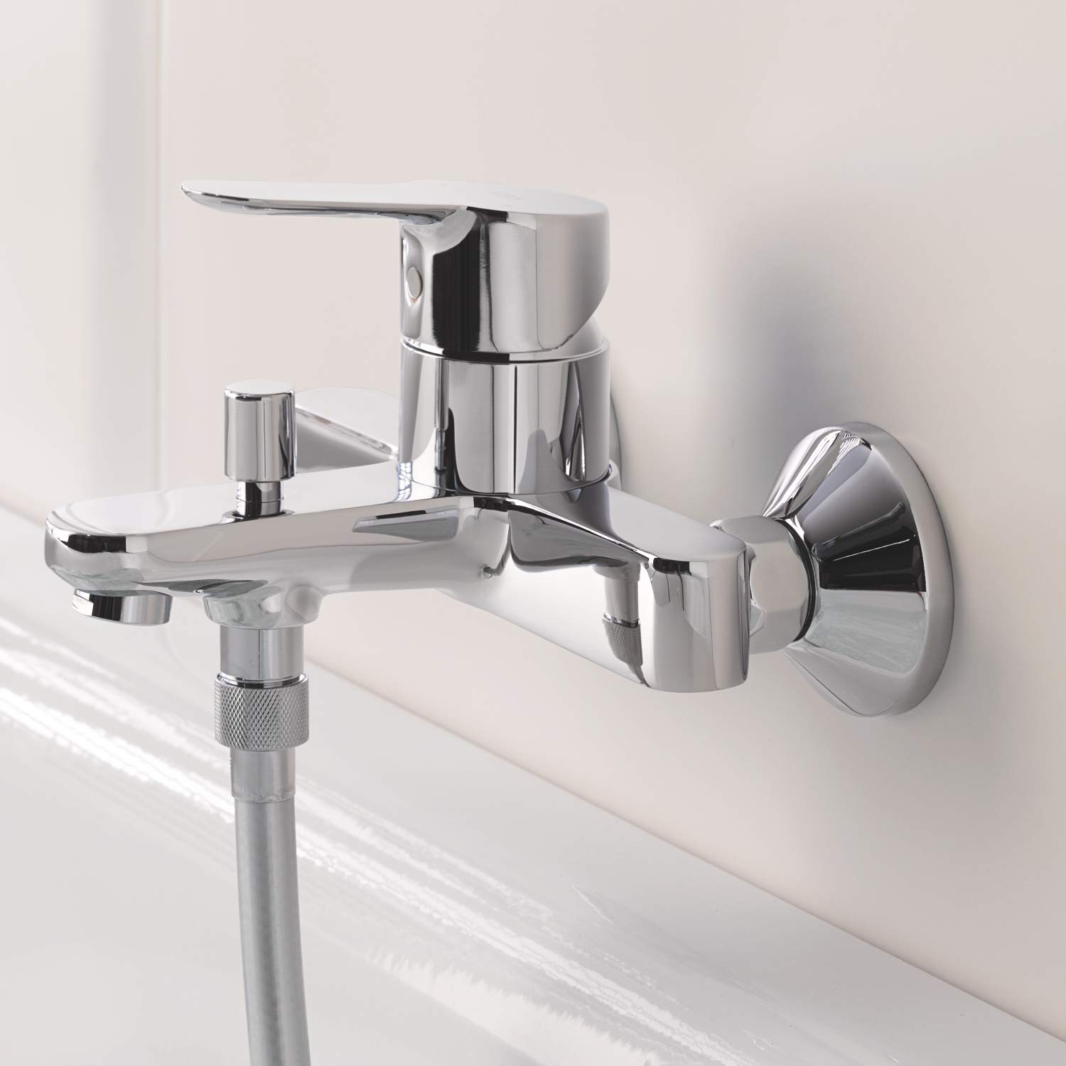 Grohe BauEdge 23334000 miscelatore vasca-doccia cromo