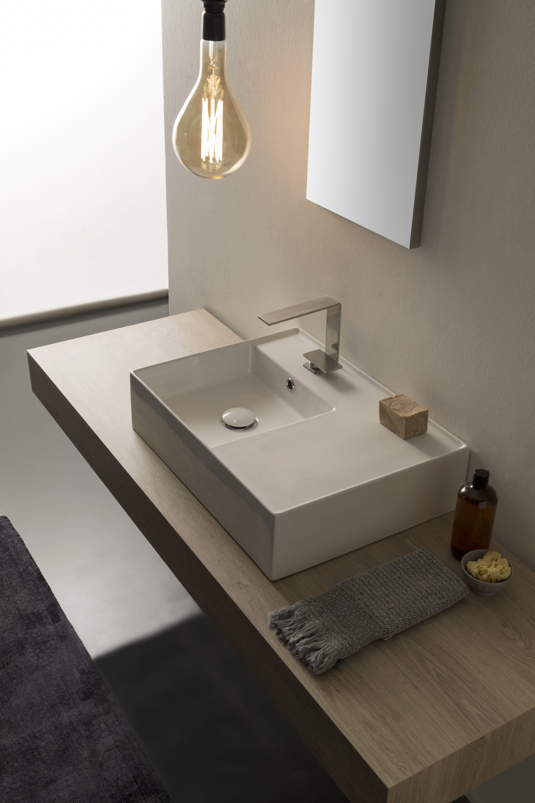 Scarabeo Teorema 2.0 60 Shelf DX Lavabo 60x44 cm