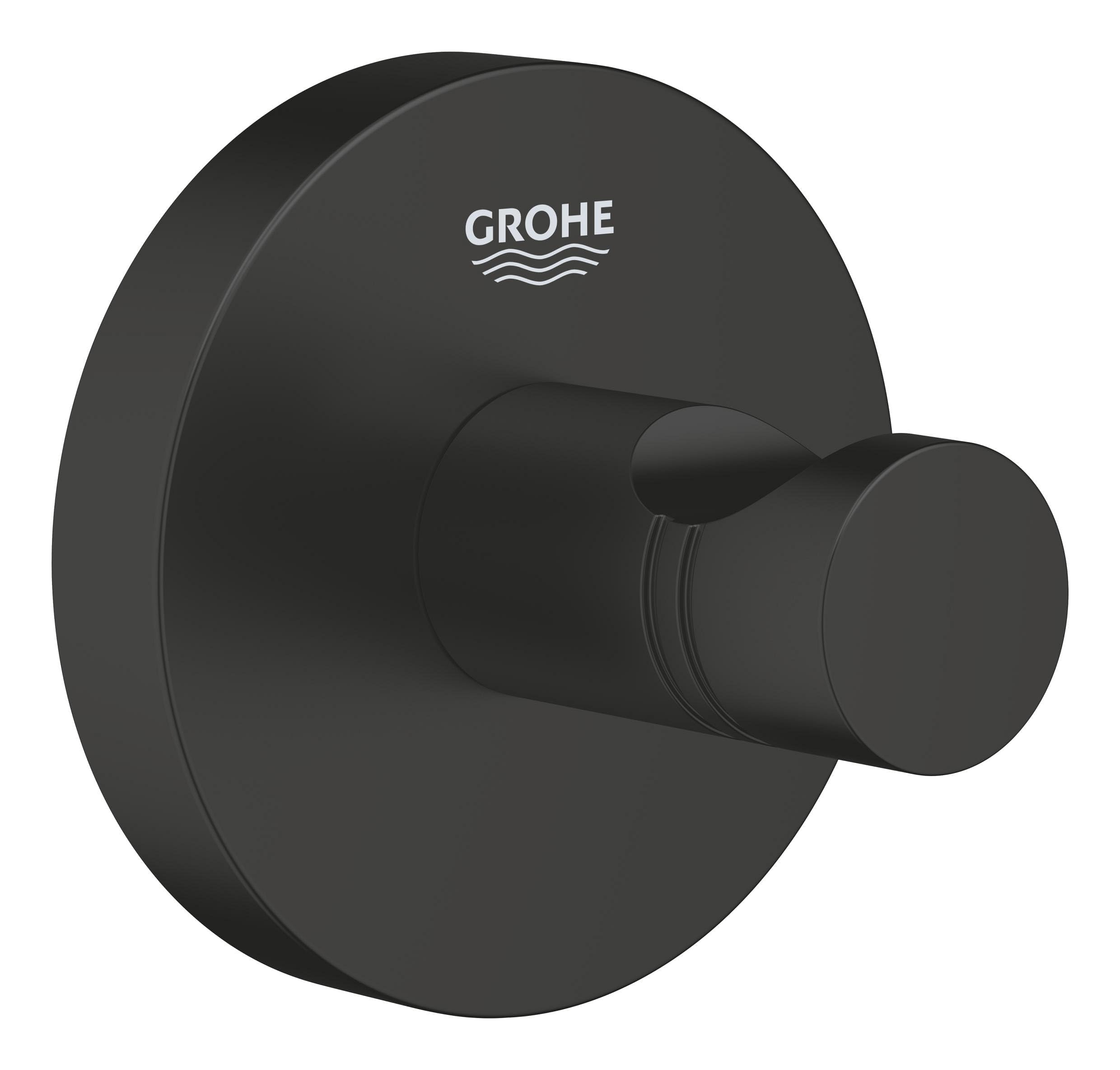 GROHE Start 411732430 Gancio Bagno Nero Opaco 45 mm Metallo