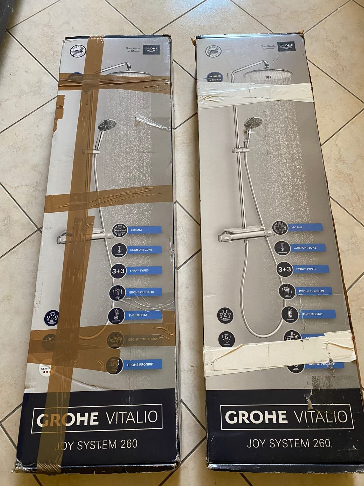 Grohe Vitalio Joy 260 26403002 colonna doccia termostatica