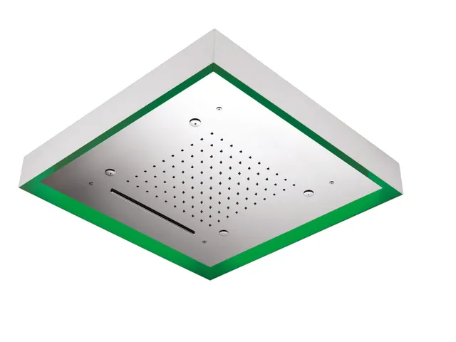 Tubico Wellness Flows soffione soffitto 570 mm led inox