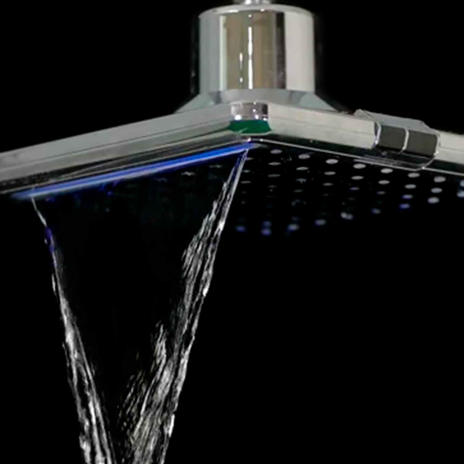 Sined Led 4 soffione doccia quadrato con sensore