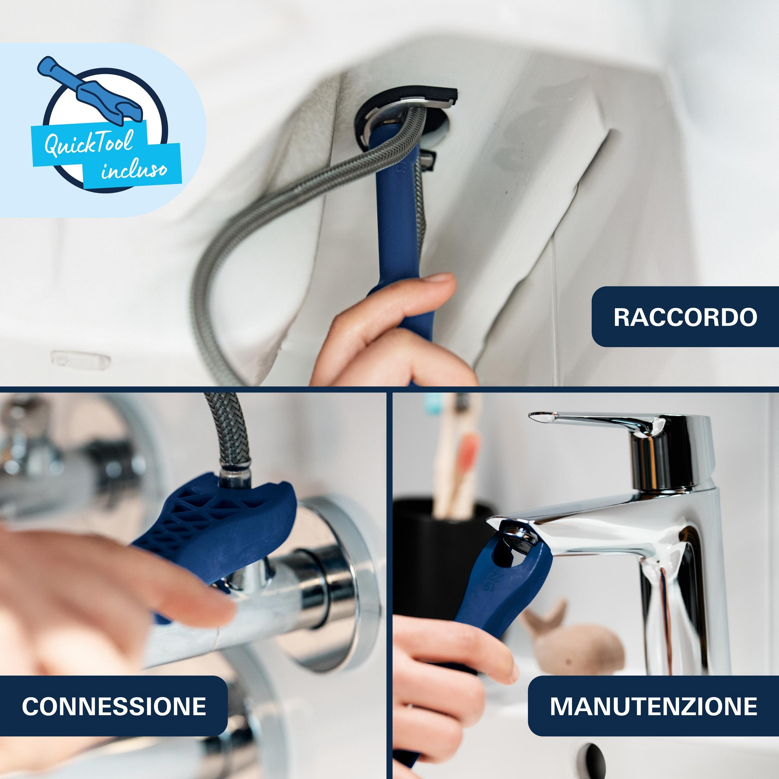 GROHE Start Edge 233452431 miscelatore bidet nero opaco pop-up