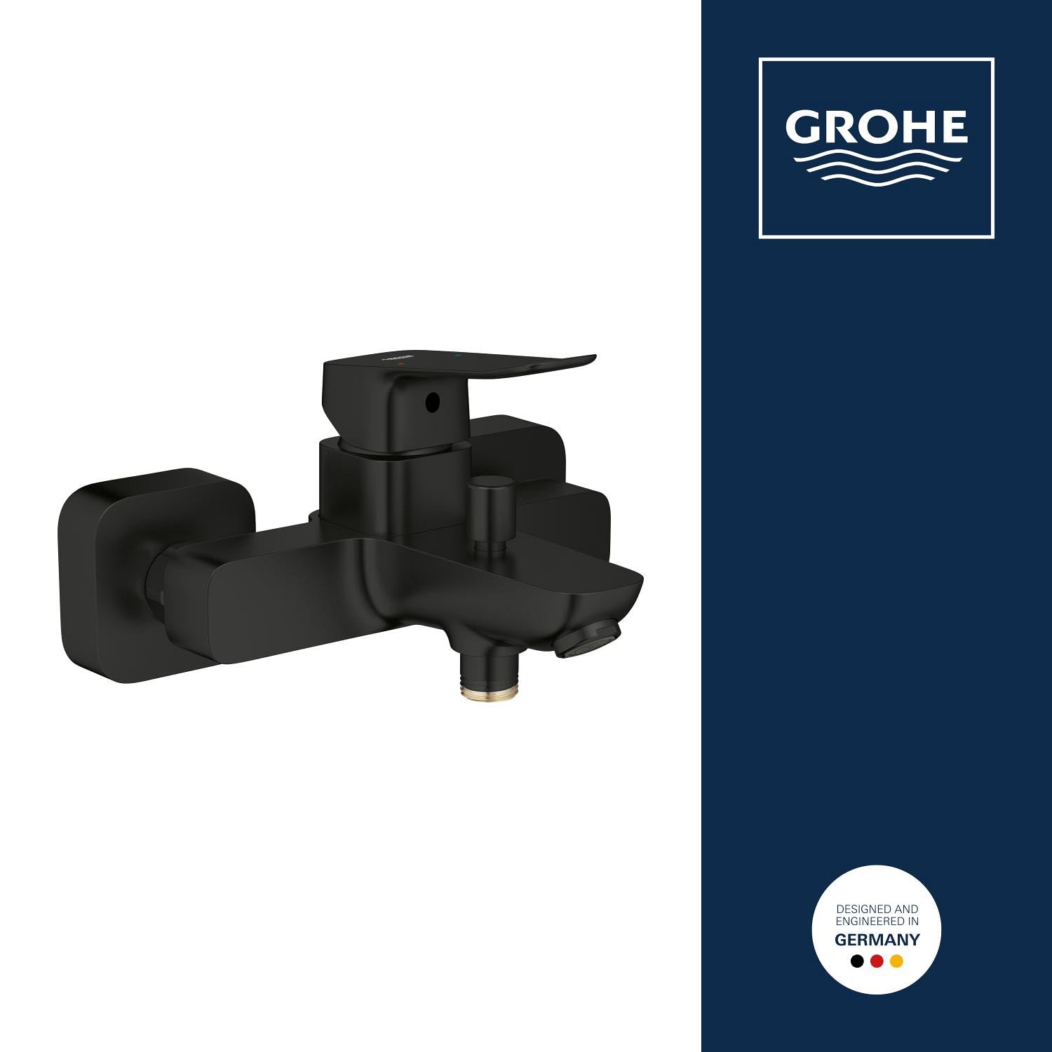 GROHE Dice 1018722430 miscelatore vasca nero opaco