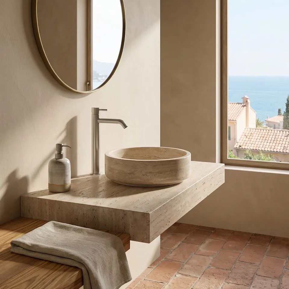 Sined Levante Alto Miscelatore Lavabo 25 cm Inox Satinato
