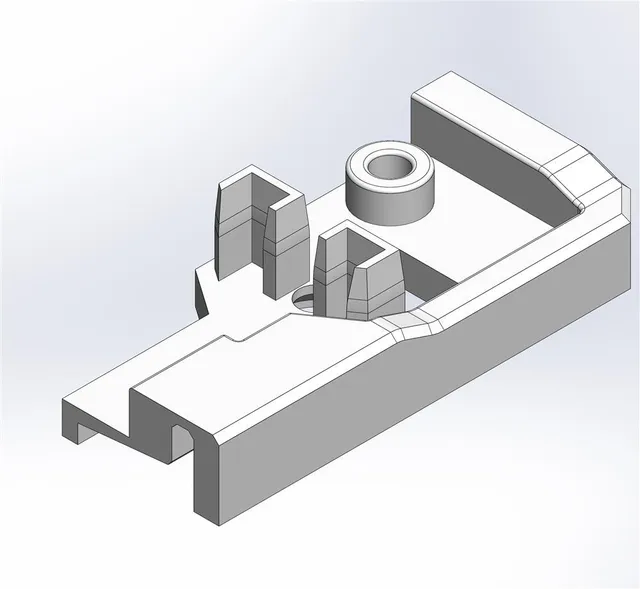 Vismaravetro SMF Angolare cardine interno Sx ricambio cromo