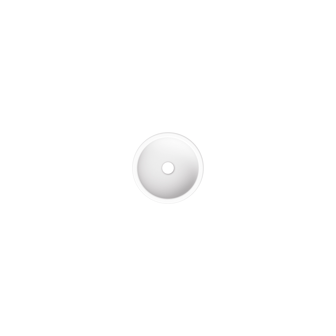 Scarabeo In-Out 30 Lavabo da Incasso Tondo Bianco 30 cm