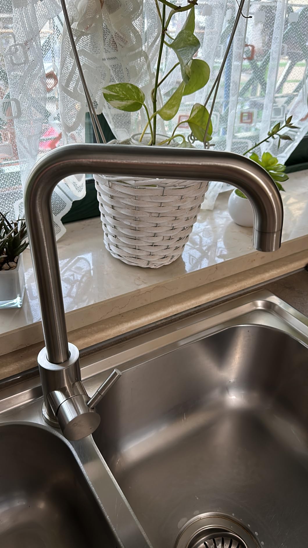 Solvex SP-10020 miscelatore cucina nichel spazzolato acciaio inox