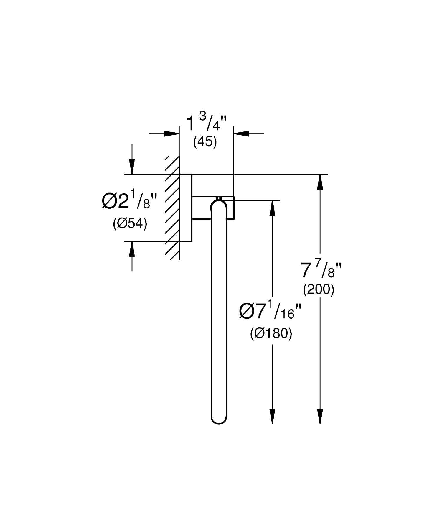 Grohe Start 41174000 portasciugamani anello 200 mm cromo
