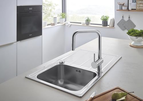 Grohe Minta 32322002 Miscelatore Lavello Cromo Doccetta Estraibile