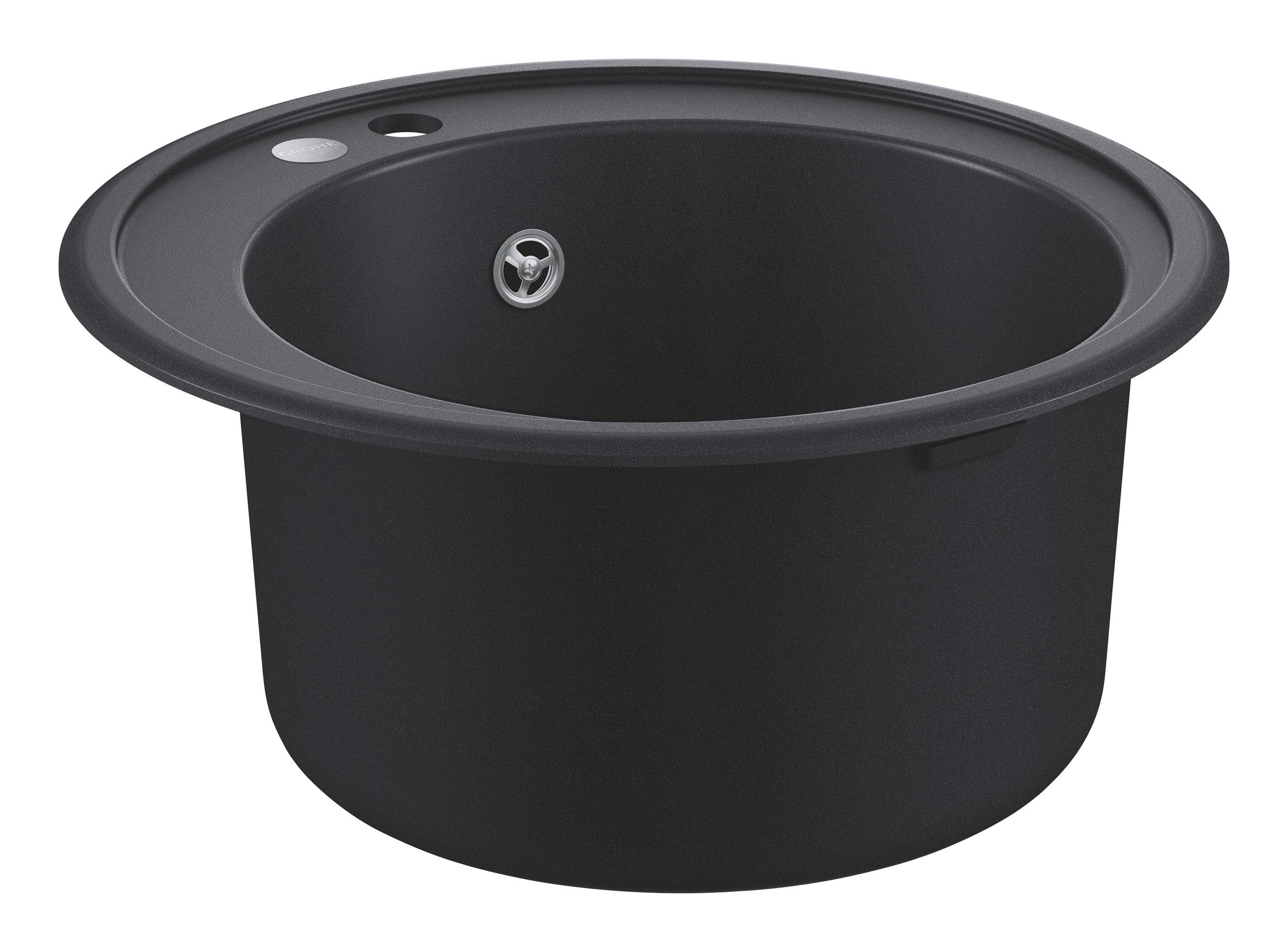 GROHE K400 Lavello Cucina Granito Nero 78x50 con Gocciolatoio