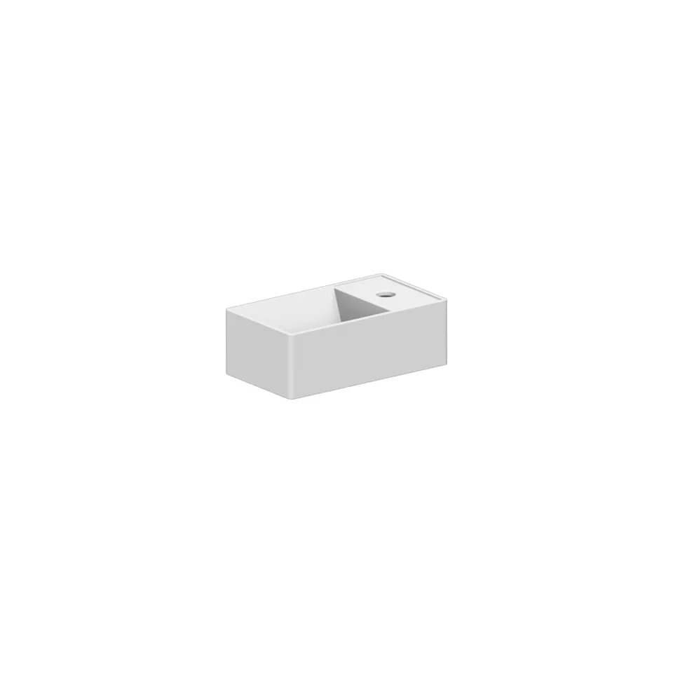 Scarabeo Teorema 41x23R lavabo appoggio bianco