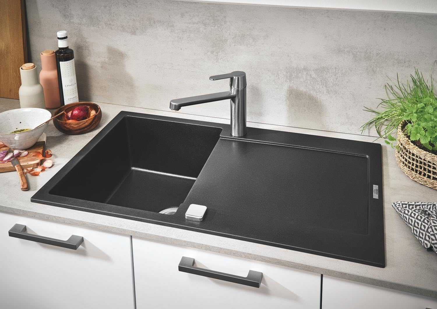 GROHE Get 30196DC0 Miscelatore Cucina Acciaio Satinato