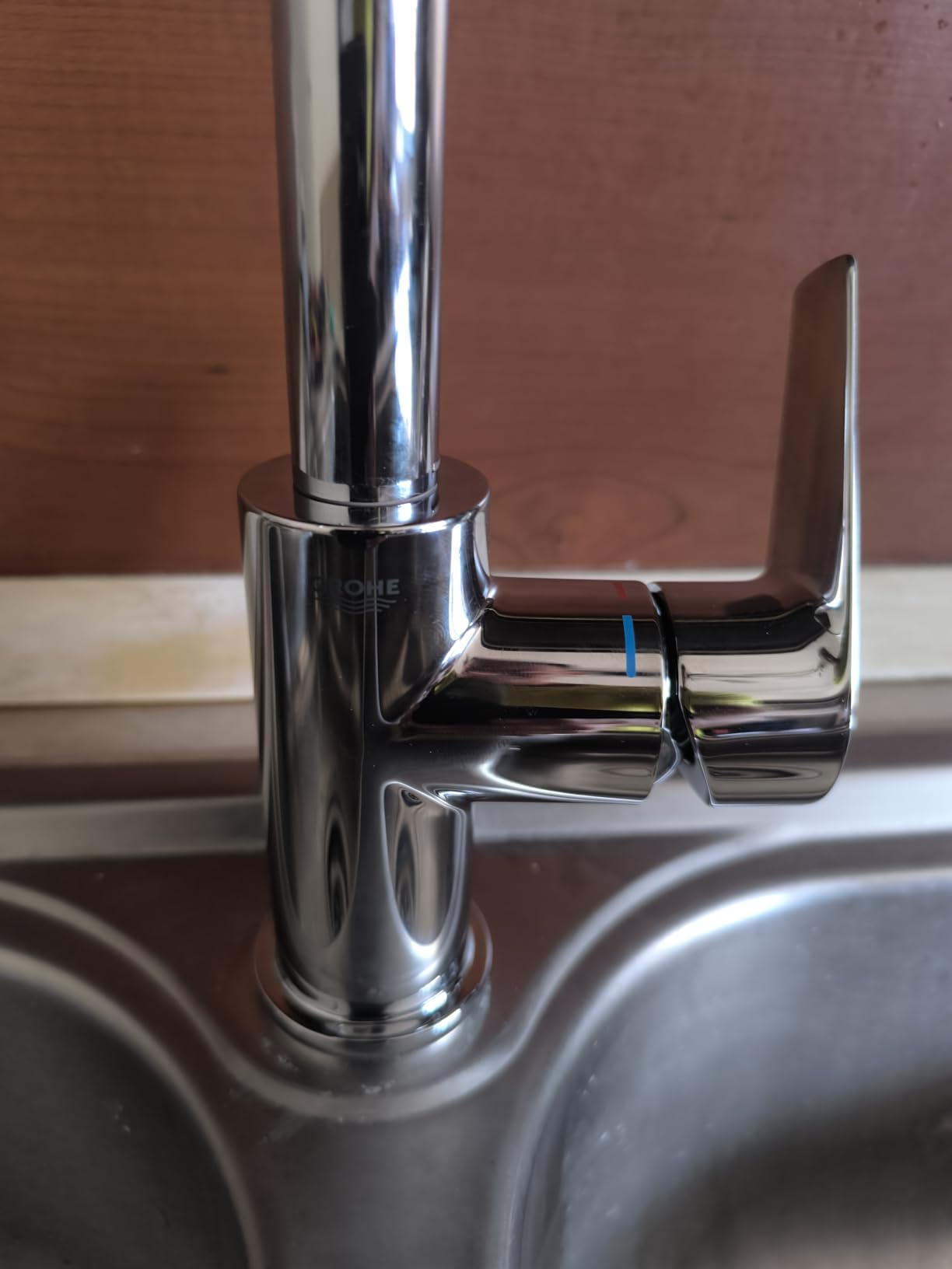 GROHE BauEdge Miscelatore Cucina Bocca Alta Cromo